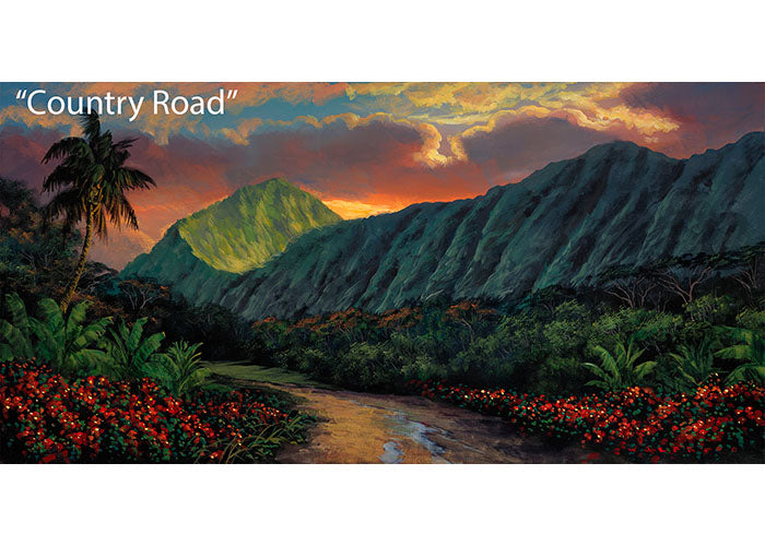 Country Road - Tropical Landscape Oil Painting | Walfrido