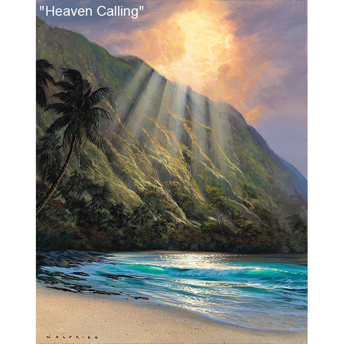 Heaven Calling - Original Oil Painting by Walfrido