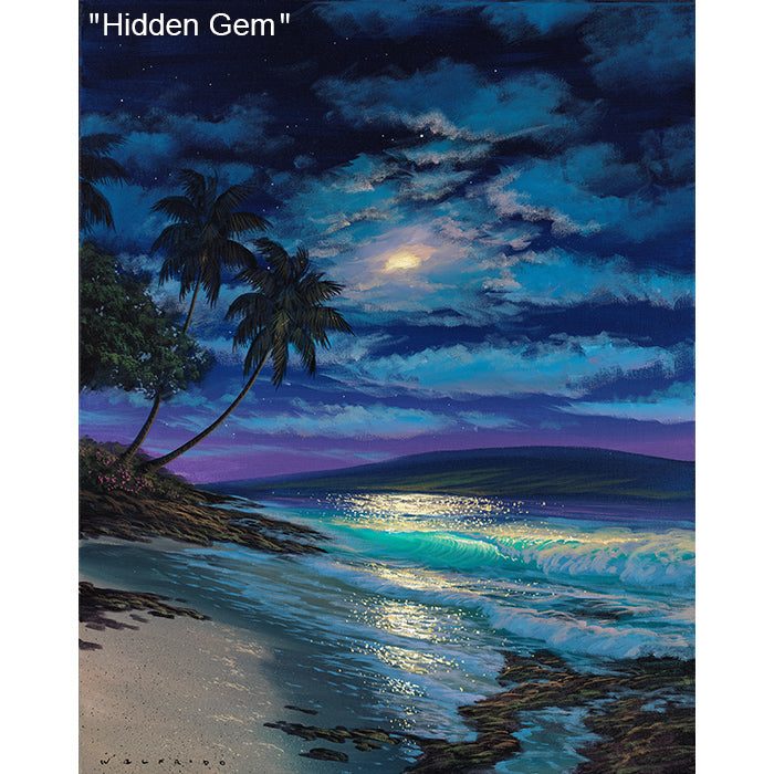 Hidden Gem - Original Oil Painting by Walfrido