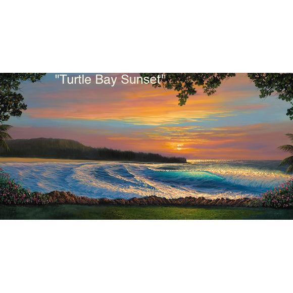 Turtle Bay Sunset by Walfrido