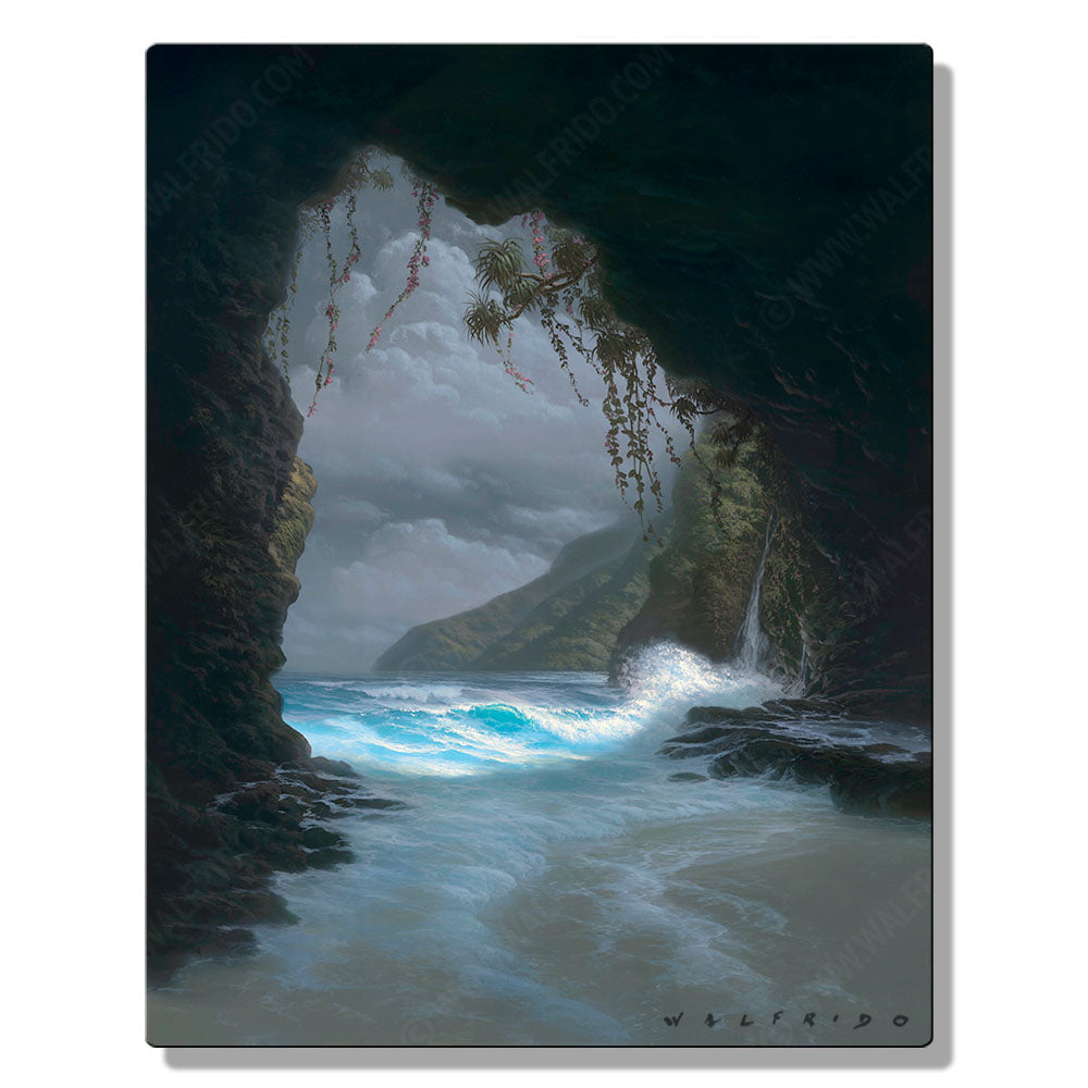 Angelic Light, Open Edition Metal Print by Tropical Hawaii Artist Walfrido