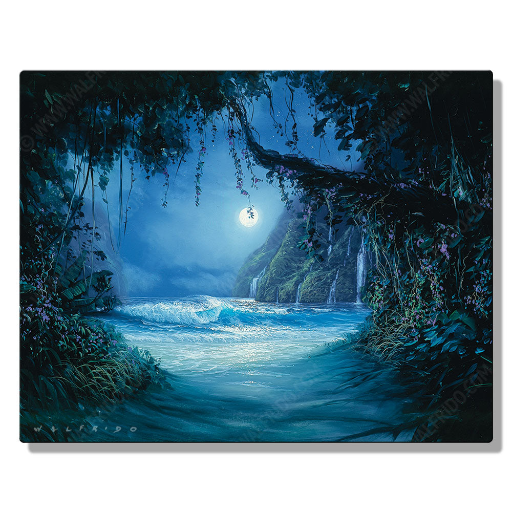 Path of Discovery, Open Edition Metal Print by Tropical Hawaii Artist Walfrido
